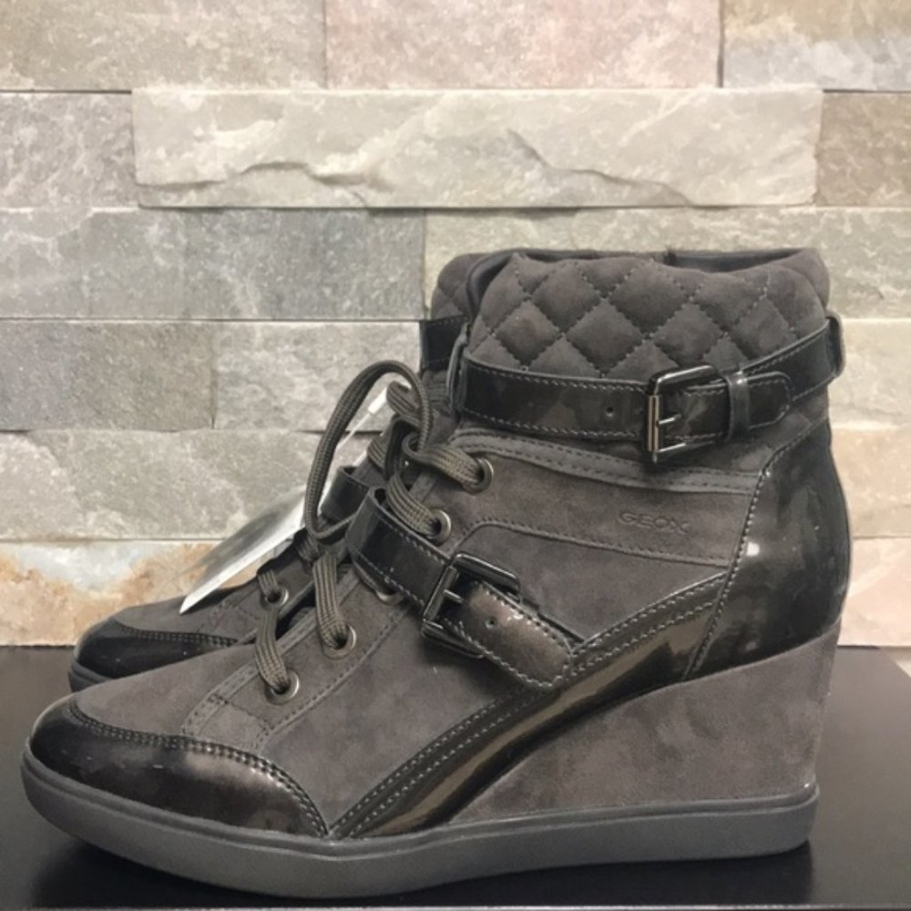 Women's Geox  Eleni Wedge Sneaker - Picture 2 of 6